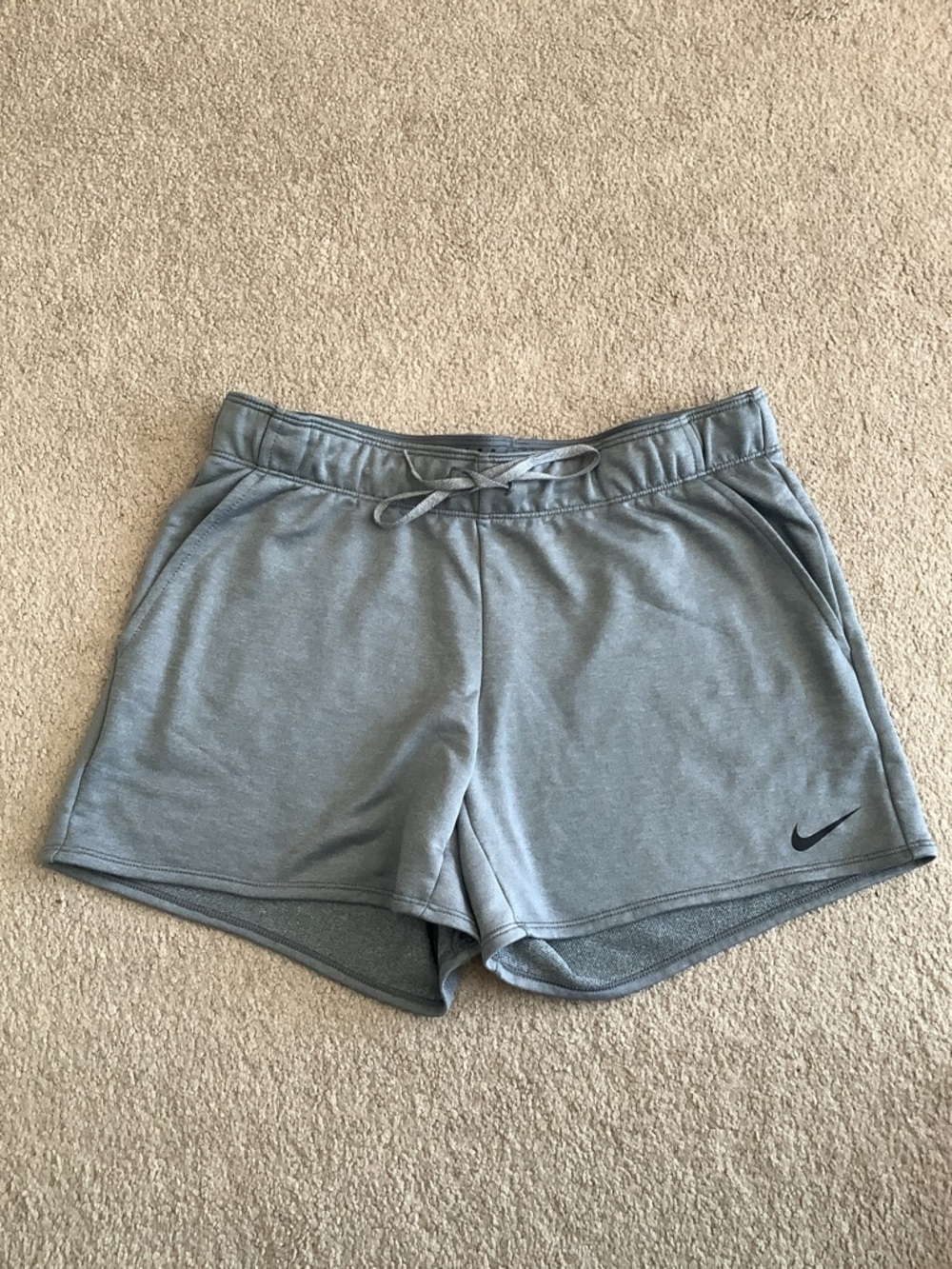 NWOT Nike Dri-Fit Gray Drawstring Shorts, Women’s M